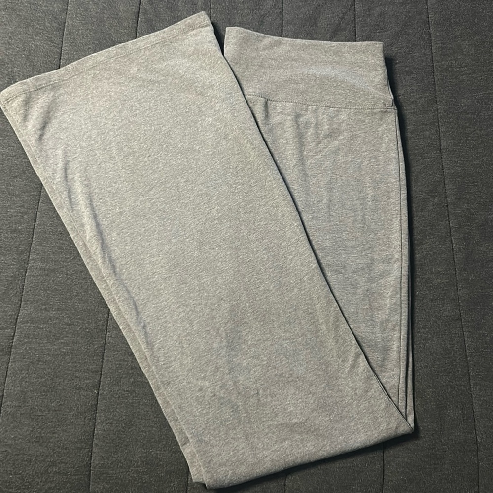 wild fables grey flare leggings size 2xl